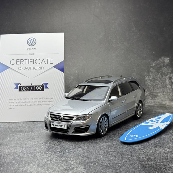 Nzg 1:18 Volkswagen Passat R36 Passat Variant Alloy Full-Function Car Model Gift