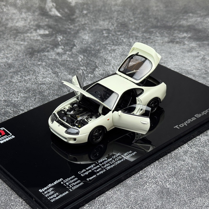 汽車模型 LCD 1:43 丰田Supra A80 速霸(牛魔王) 合金全开汽车模型：🚗速度与激情