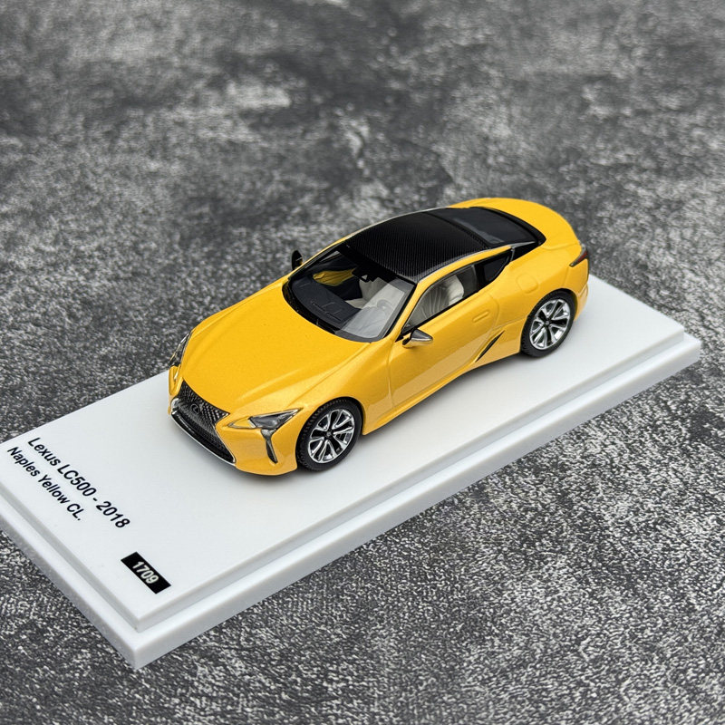汽車模型 AR Box 1:64 雷克萨斯LC500 2018款合金汽车模型