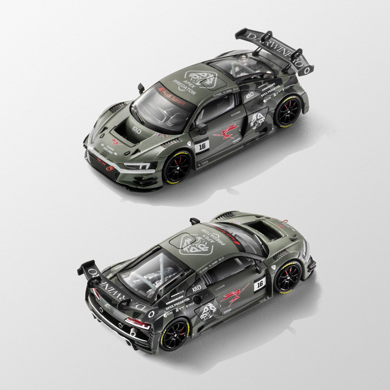 Kilo 1:64 Audi R8 Lms Gt3 Darwinpro Co-Branded Battle Vehicle Alloy Car Model