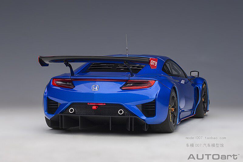 Модель машины autoart/奥拓 1/18 本田nsx honda nsx gt3 2018 汽车模型