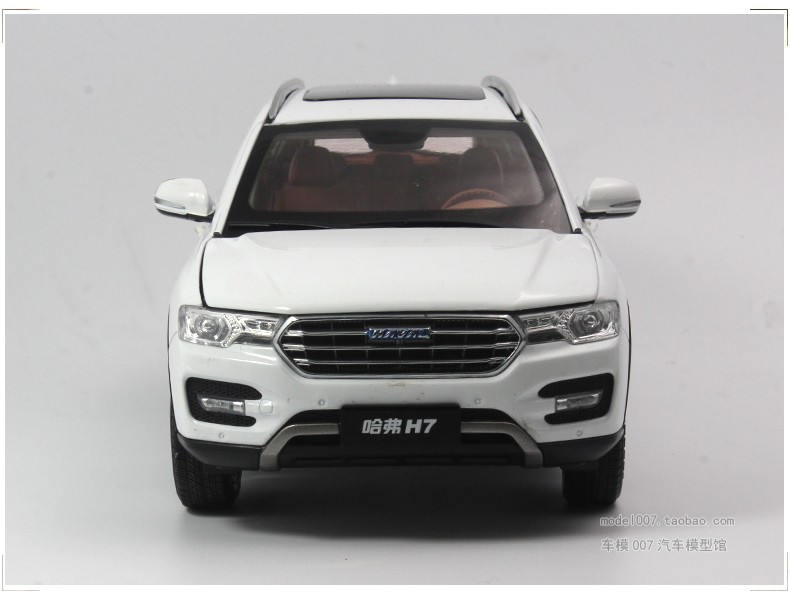 Nguyên bản 1:18 Great Wall Motor Haval H7 HAVAL Harvard Mẫu xe hợp kim tĩnh đồ chơi xếp hình cho bé