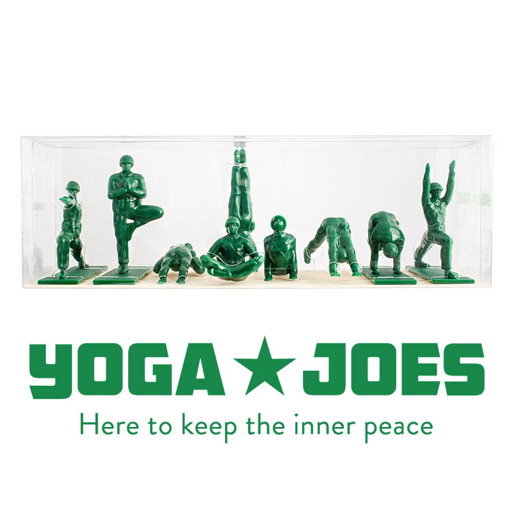 American Original Yoga Joes Yoga Action Toy Soldier Doll Personality Bookshelf Desk Swing