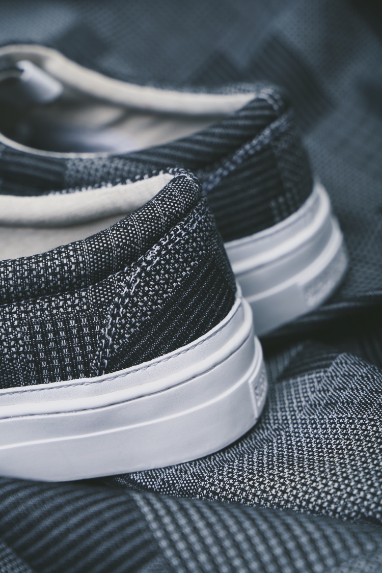 BLESS SHOE denim Nhật Bản denim phong cách Nhật Bản low-cut giày trượt ván cổ điển - Giày thấp sneaker nam