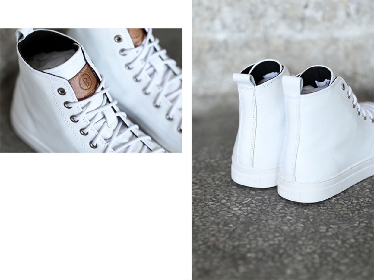 BLESS SHOE CLASSIC thế hệ thứ tư đôi giày cao gót đôi cao cổ - Giay cao giày sneaker nam trắng