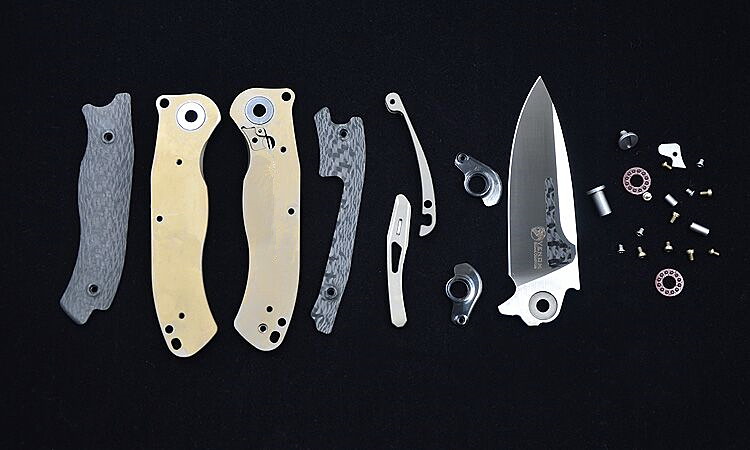 Kevin chỉnh hình ban đầu mang dao gấp M390 thép gấp ngoài trời dao cắm trại câu cá đi bộ cắt EDC - Công cụ Knift / công cụ đa mục đích dao găm bấm