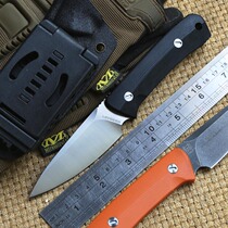 LOVOCOO nettle outdoor small straight knife D2 steel camping defense survival small knife EDC tool with K sheath