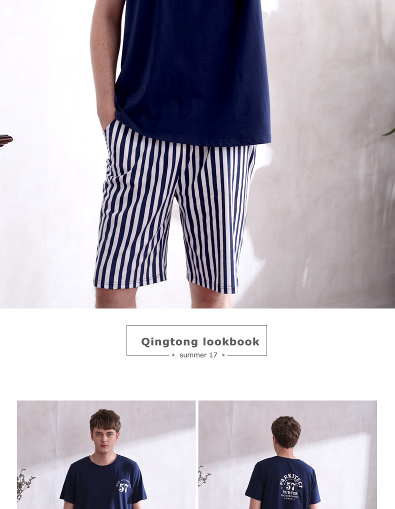 Pyjama mixte en Coton à manche courte - Ref 3004869 Image 17