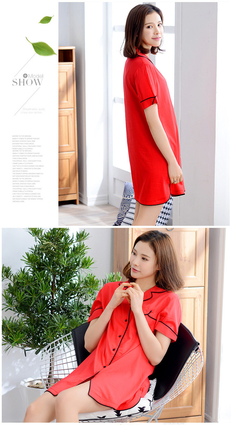 Sweet Sheep Pajamas Spring and Summer Short Sleeve