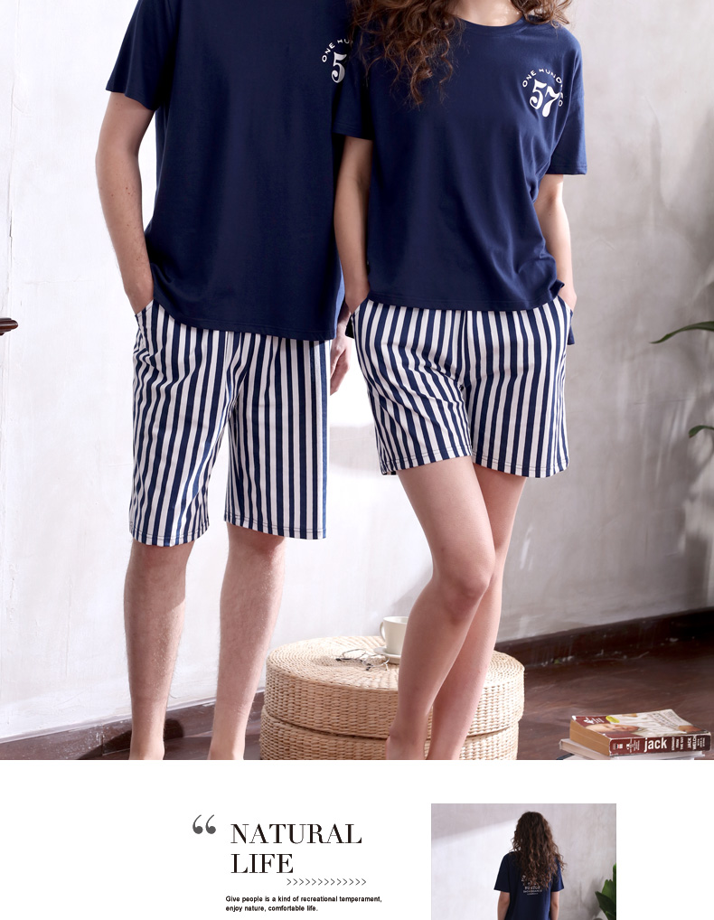 Pyjama mixte en Coton à manche courte - Ref 3004869 Image 12