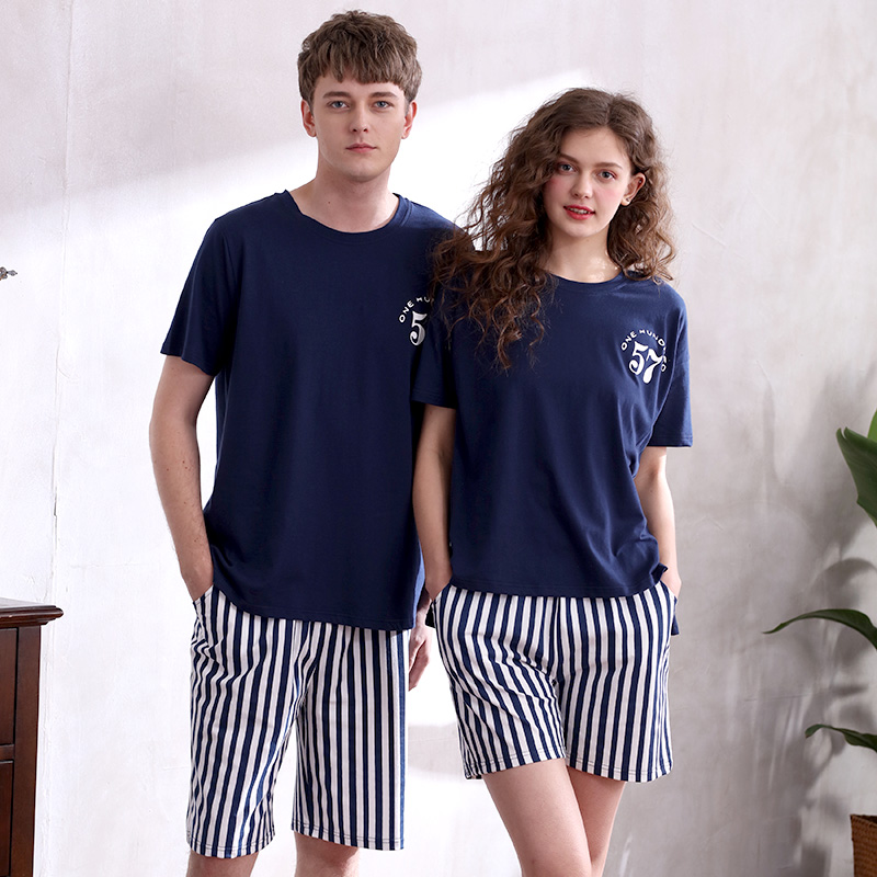 Pyjama mixte en Coton à manche courte - Ref 3004869 Image 5