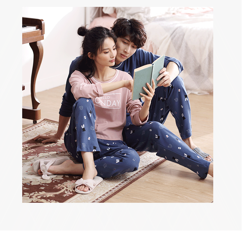 Pyjama mixte en Coton à manches longues - Ref 2988550 Image 24