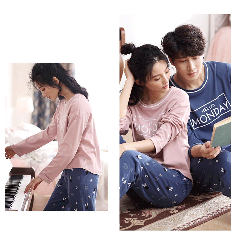 Pyjama mixte en Coton à manches longues - Ref 2988550 Image 26