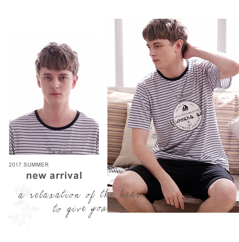 Pyjama mixte en Coton à manche courte - Ref 3004853 Image 14