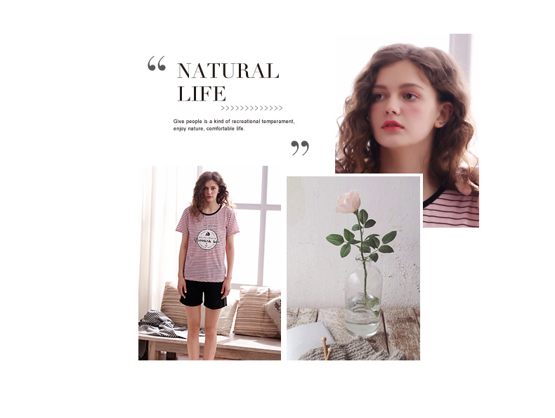 Pyjama mixte en Coton à manche courte - Ref 3004853 Image 11