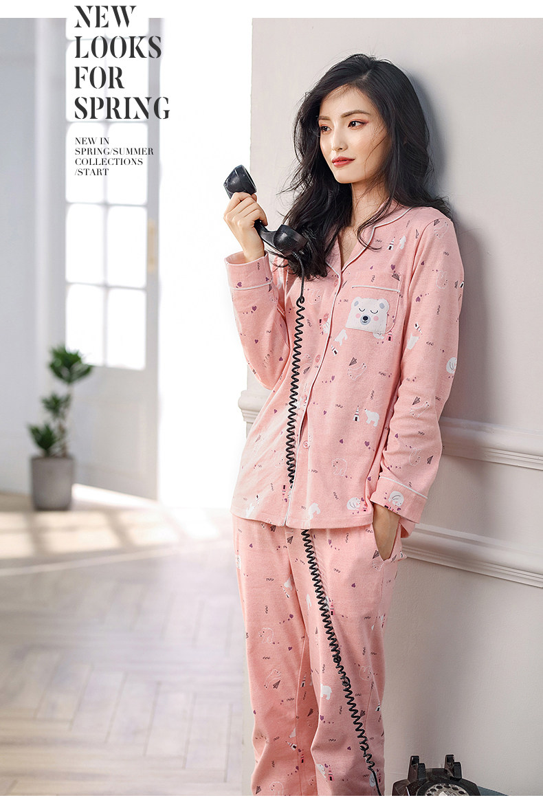 Pyjama mixte en Coton à manches longues - Ref 3004856 Image 8