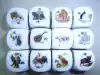 Advanced organic material Zodiac 20mm dice(6 dice sets without drawings)