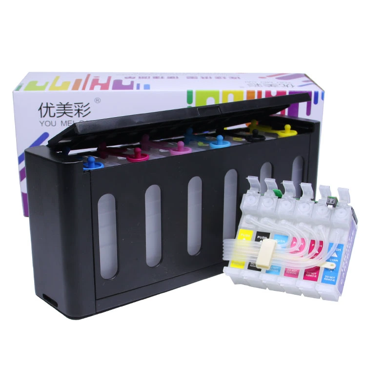 Màu sắc đẹp cho máy in Epson 1390 T60 R330 Hệ thống CISS 851NR với chip - Phụ kiện máy in
