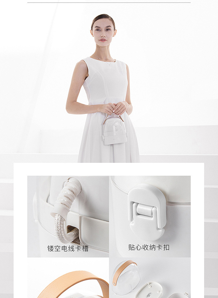 bàn là mini du lịch Felex FLEXWARM bàn ủi hơi nước treo máy nóng cầm tay hộ gia đình nhỏ ủi nhỏ - Điện sắt bàn là hơi nước lock&lock