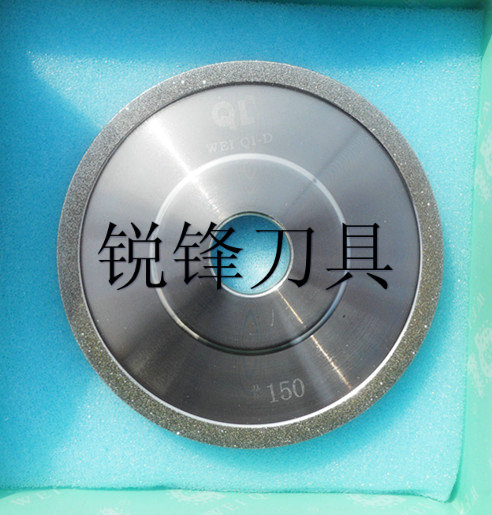 Qili diamond flat mouth grinding wheel grinding carving knife with knife grinder accessories 100 outer diameter inner hole 20 thickness 10*5U