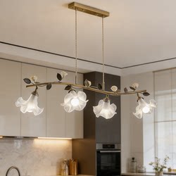 Petal Chandelier, French Light Luxury Design, Restaurant Lamp, Personalized Creative Shape, 2026 New Flower Dining Room Lamp