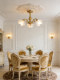 Petal Chandelier, American Retro Atmosphere, Bar Table Lamp, Medieval Design, Flower Creative, High-End Restaurant Lamp