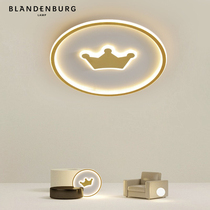 CHILDRENS BEDROOM LIGHT BOY GIRL CREATIVE DESIGN CARTOON EYE CARE CROWN LAMPS NET RED POPS PRINCESS ROOM LAMP
