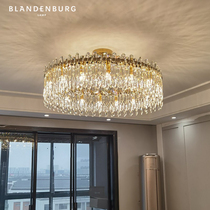 Crystal Living room chandelights Nordic minimalist light extravaganza Creative Atmosphere Lights tennis Red Fashion extravagant Circle Hall Lamp