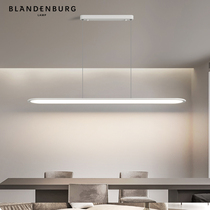Restaurant chandelier minimalist modern fashion design strip lined chandelier minimalist creative artist with a bar lamp
