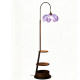 French-Style Bedroom Floor Lamp, Living Room Integrated Decorative Lighting Fixture, Fashionable Petal Lampshade, Led Standing Ambient Light