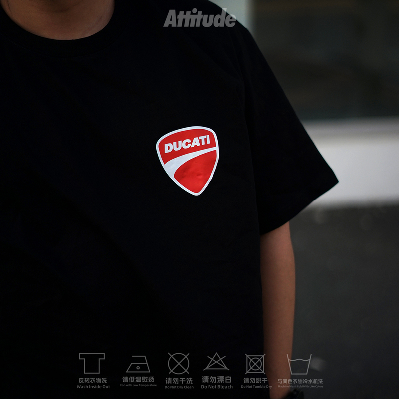Attitude Ducati Moto Gp Factory Team Racing Motorcycle Rider Short-Sleeved T-Shirt Cultural Shirt