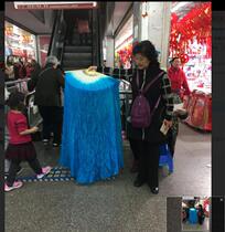 Mulan Boxing Association Standard Mulan long silk fan Yangge fan Dance fan Ying Meifeng Teacher fan