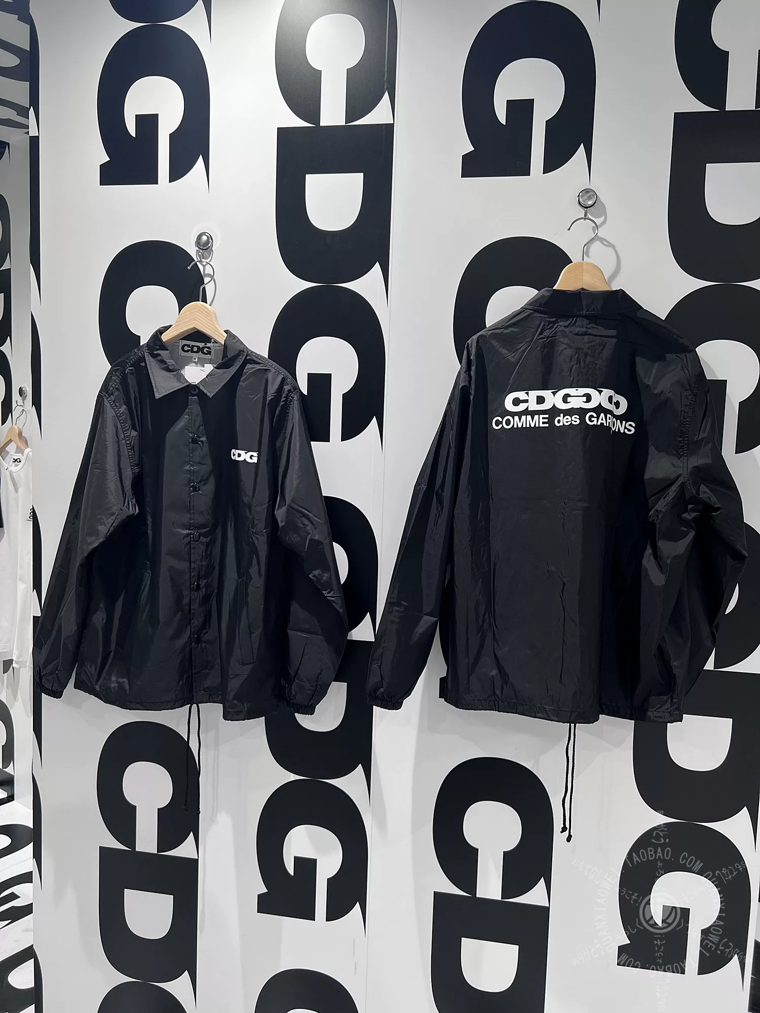 Куан Сяоувэй японский закупочный агент CDG Kawakubo Rei Limited Store 23SS Lapel Long Sleeve Coach Jacket