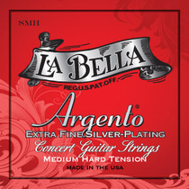 La bella Argento MT Silver Plated Medium Tension Classical Guitar Strings