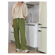 The authentic Li Li Yus shop green black pants L21227