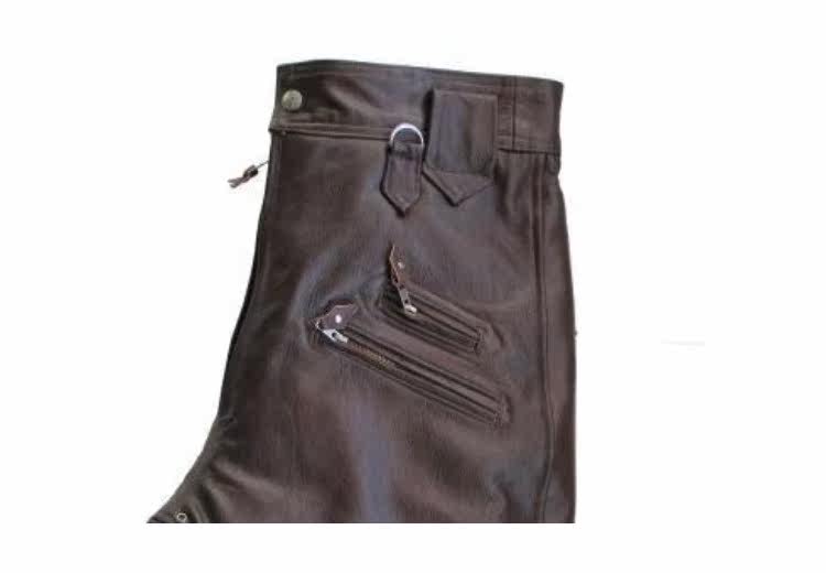 Pantalon cuir homme droit pour hiver - Ref 1482535 Image 31