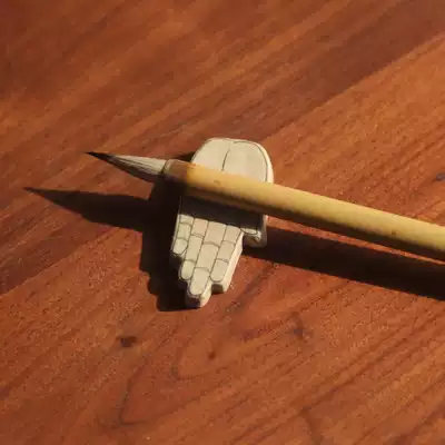 16 open-ended artist hand-painted God palm chopstick holder Chopstick holder Good things sharing combination for sale