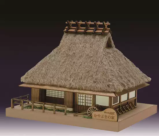 日本木製手工拼裝woodyjoe1/75那智山青岸渡寺三重塔益智模型玩具