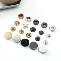 Mother and child buckle snap buckle free hole four-in-one buckle Clothing button Down jacket button Decorative accessories Round snap buckle dark buckle