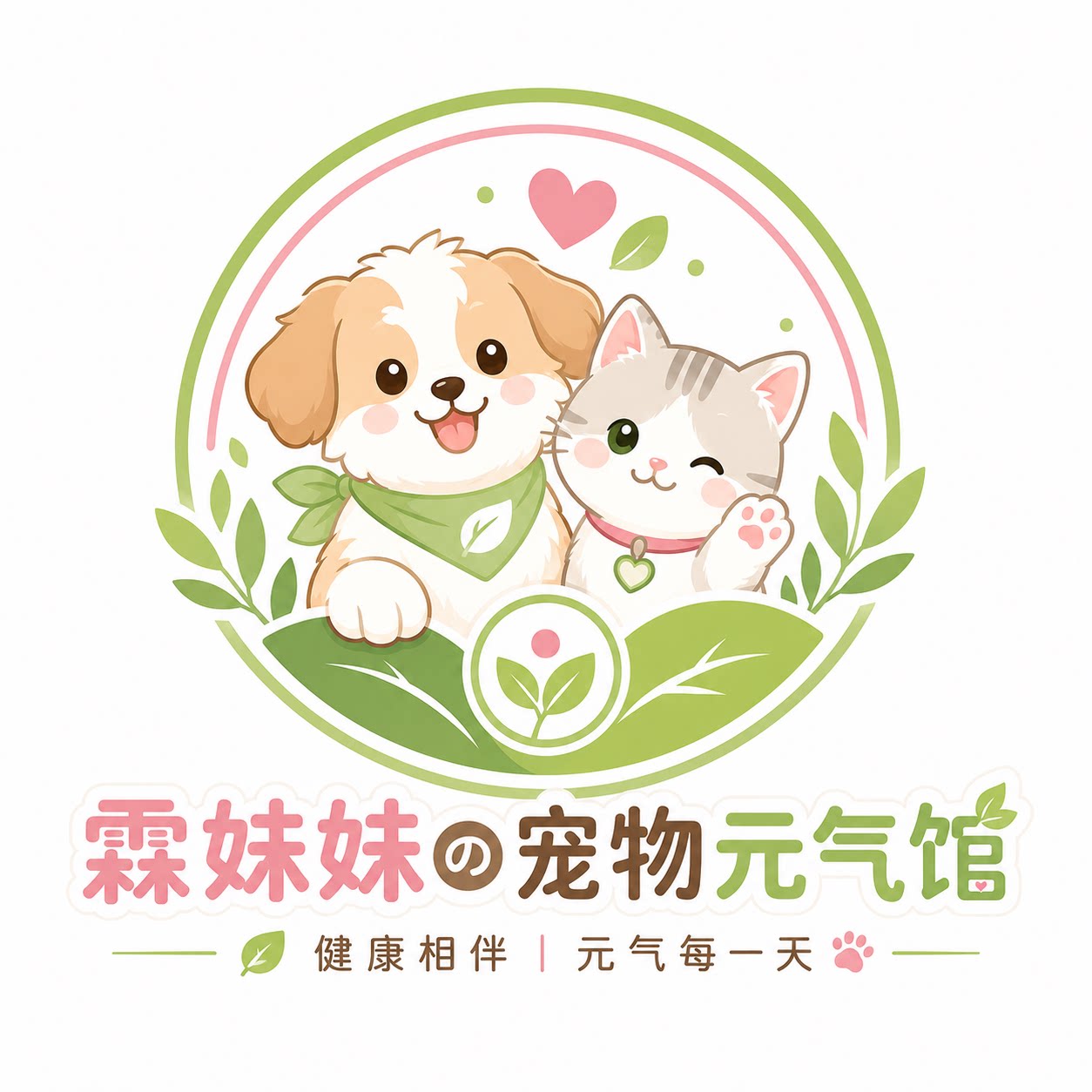 霖妹妹の宠物元气馆的LOGO