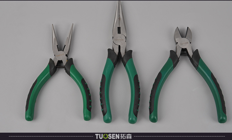 Dụng cụ phần cứng Linyi Tuosen đa chức năng 8 inch mũi kim kìm thủ công