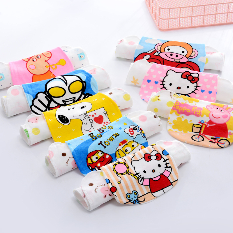 Sweat-absorbing towel and sweat-absorbing towel for children's baby pure cotton baby pad back towel four-layer gauze washed large custom-made sweat-absorbing towel