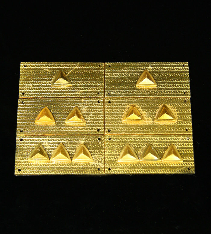 Film and television props National army badge National army collar badge National army general collar badge Aluminum