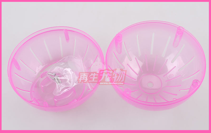 倉鼠玩具 寵物玩具倉鼠跑輪跑球金絲熊水晶滾球支架滾運動球透明玩具用品外帶包