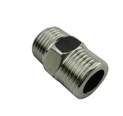 Thickened stainless steel double male screw double outer wire direct short stockings butt direct water inlet pipe joint fittings