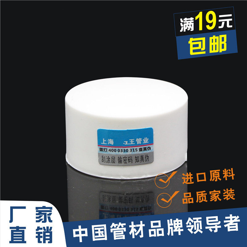 Factory direct sales PPR pipe cap pipe plug hot melt pipe cap PPR water pipe fittings PPR joint 20-110