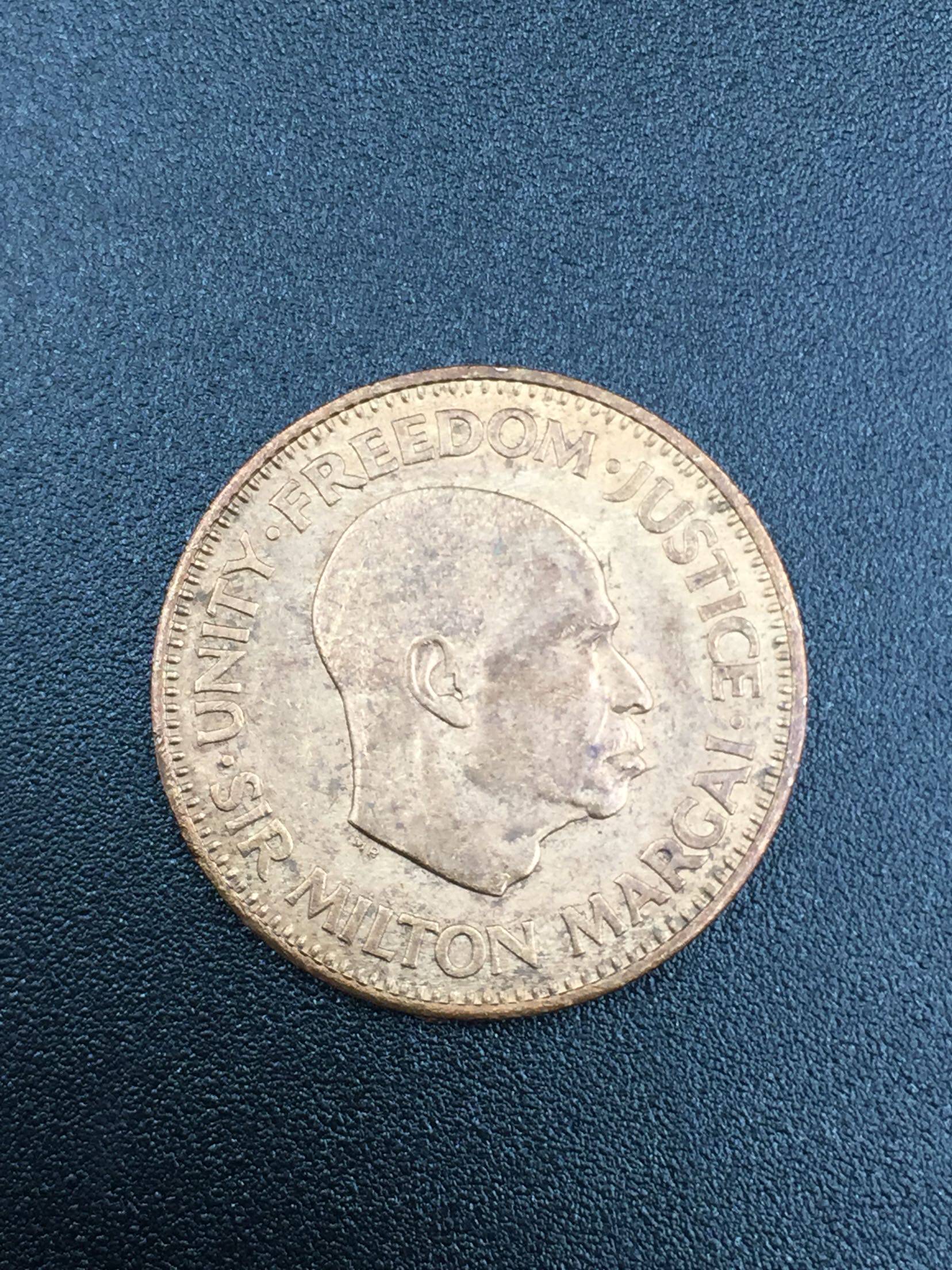 UNC1964 Sierra Leone 1 2 Cent Nickel Coin Collection