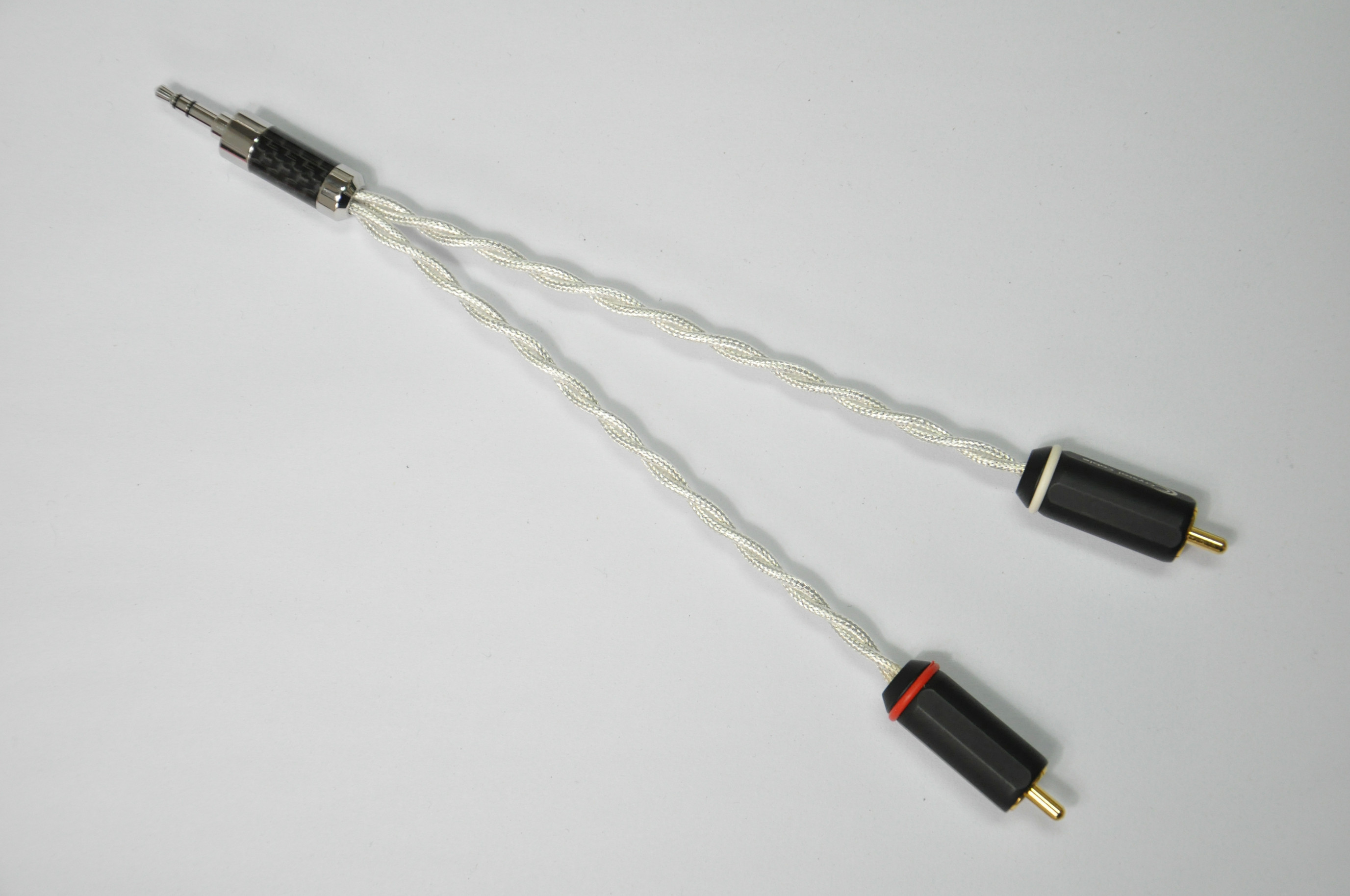 Dutch Crystal Cable crystal reference gold and silver alloy 3 5 to 2RCA signal line