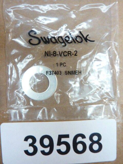 SWAGELOK 1 2 3 8 NI-8-VCR-2 nickel material silver plated spacer