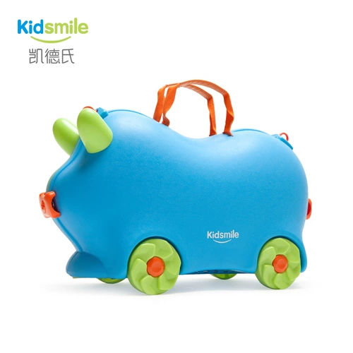 Чемодан с сидением, мультяшная коробка для хранения, игрушка